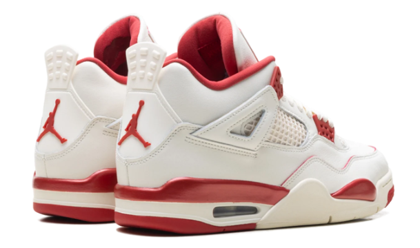 Air Jordan 4 WMNS 'Valentine's Day' - White / Pink / Red