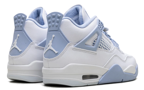 Air Jordan 4 WMNS 'Aluminum' - White / Aluminum Blue