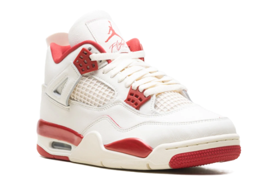 Air Jordan 4 WMNS 'Valentine's Day' - White / Pink / Red