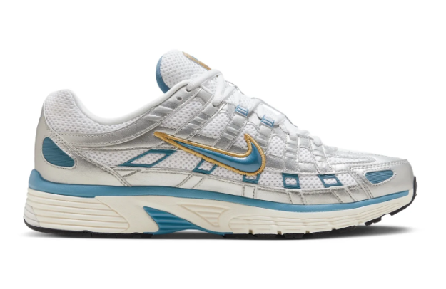 Nike P-6000 'Metallic Silver Aegean Storm' Men's Sneakers