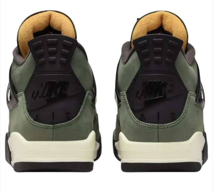 Air Jordan 4 'Deep Green' - Deep Green / Clementine / Black / Sail