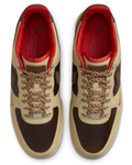 Nike Air Force 1 Low Shoes - Light British/Cacao Wow/Red