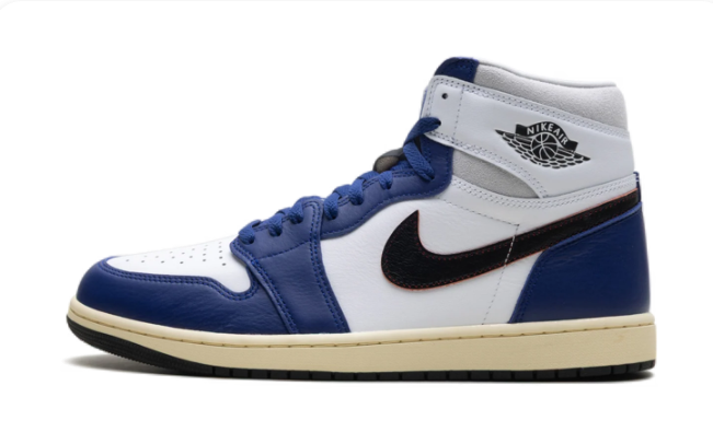 Air Jordan 1 High 'Rare Air' - Deep Royal Blue / White / Black