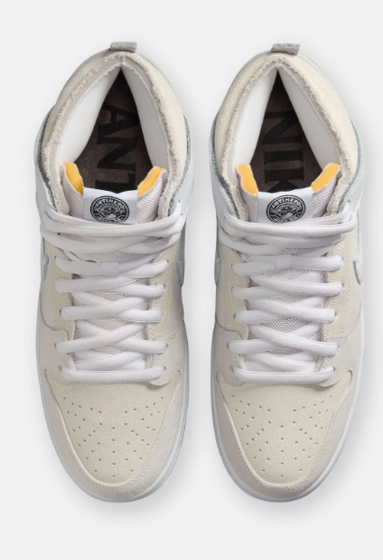 Nike SB x Anti-Hero Dunk High - White / Black