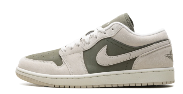 Air Jordan 1 Low SE 'Medium Olive Sail' - Sail / Medium Olive