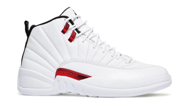 Air Jordan 12 Retro 'Twist' Shoes - White/University Red/Black