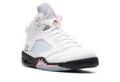 Air Jordan 5 Retro 'Medium Soft Pink' - White / Pink / Black