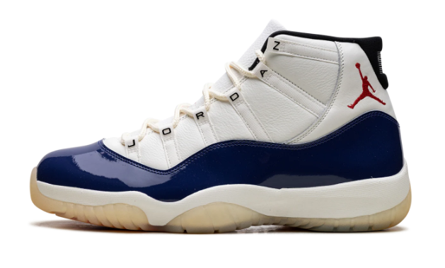Air Jordan 11 Retro 'Rare Air' - Deep Royal Blue / Fire Red / Sail