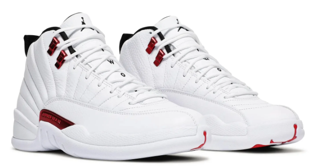 Air Jordan 12 Retro 'Twist' Shoes - White/University Red/Black