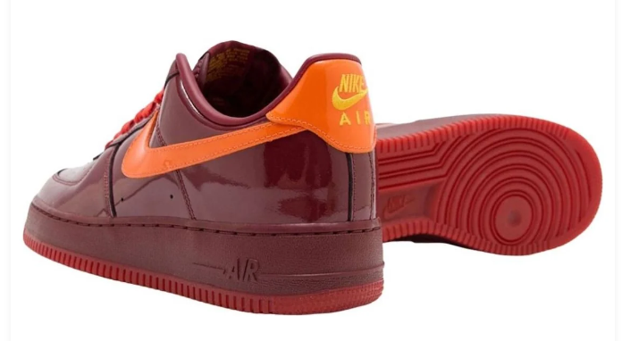 Nike Air Force 1 Low 'Patent Leather Dark Team Red' – IO4489-601