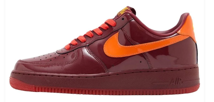 Nike Air Force 1 Low 'Patent Leather Dark Team Red' – IO4489-601