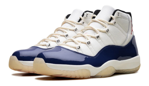 Air Jordan 11 Retro 'Rare Air' - Deep Royal Blue / Fire Red / Sail