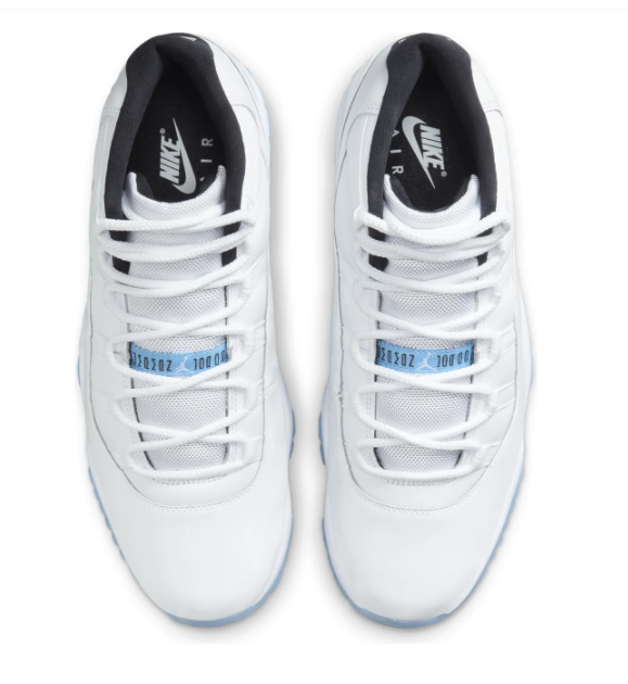Air Jordan 11 Retro - Blue Accents / Icy Blue Outsole (CT8012-104)