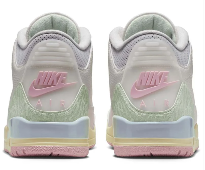 Air Jordan 3 Retro 'Spring is in the Air' - Sail / Pastel Green / Pink