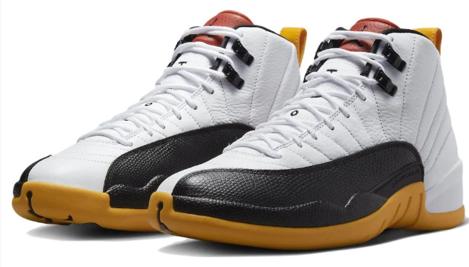 Air Jordan 12 Retro '25 Years in China' - White / Taxi Yellow