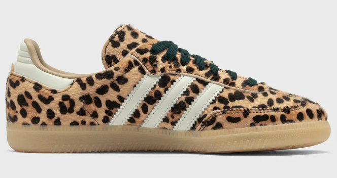 adidas Samba OG 'Leopard Magic Beige' Women's Sneakers