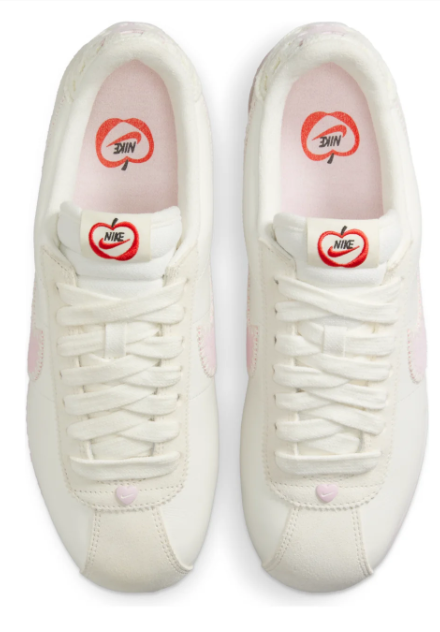 Nike Cortez Women's Valentine's Day 2025 - Sail / Pink Foam / College Grey