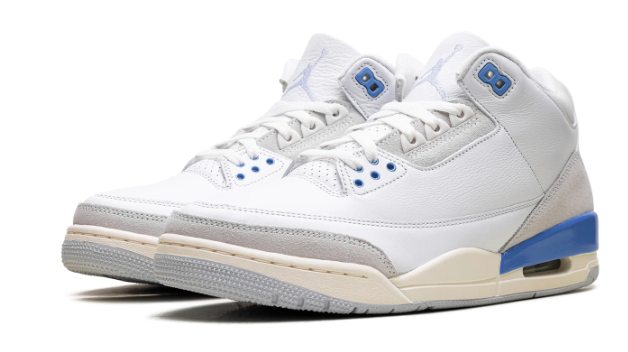 Air Jordan 3 - UNC Blue / White