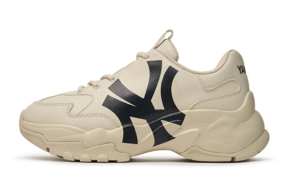 MLB Big Ball Chunky A 'NY Yankees' Sneakers - Beige
