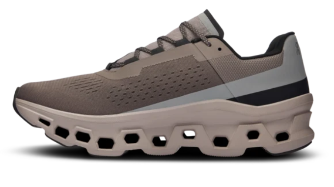 On Cloudmonster Men's Running Shoes - Cinder / Fog