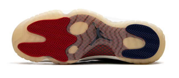 Air Jordan 11 Retro 'Rare Air' - Deep Royal Blue / Fire Red / Sail