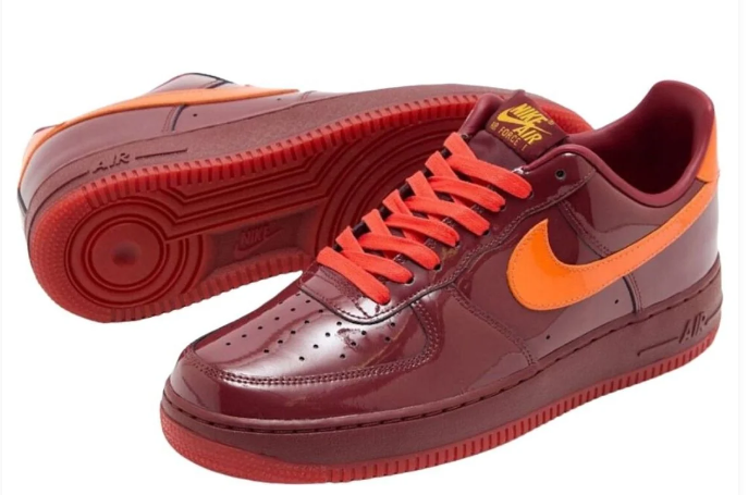 Nike Air Force 1 Low 'Patent Leather Dark Team Red' – IO4489-601