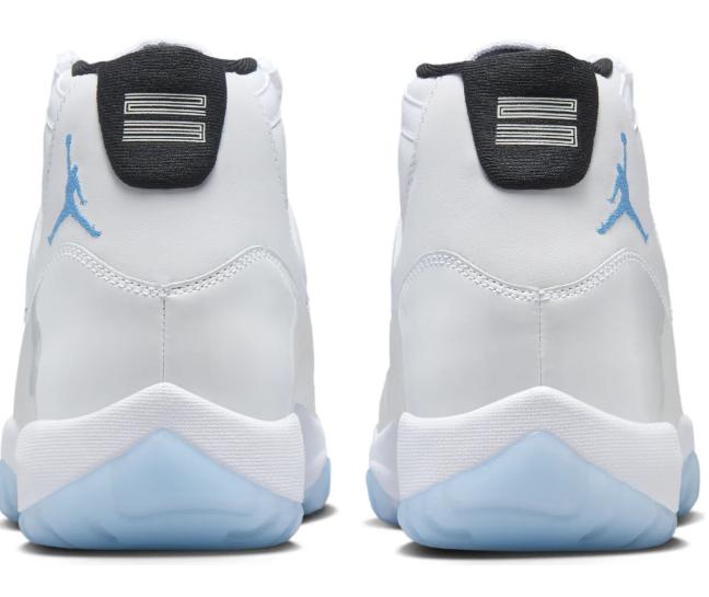 Air Jordan 11 Retro - Blue Accents / Icy Blue Outsole (CT8012-104)