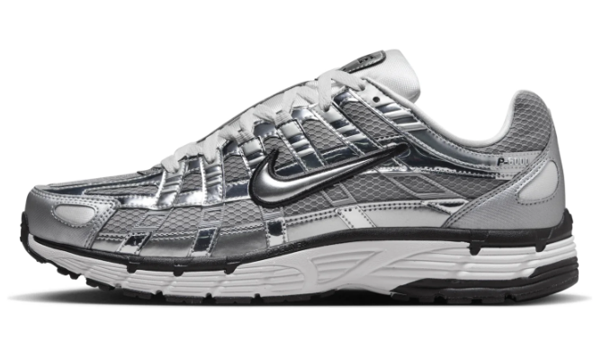 Nike P-6000 'Metallic Silver Sail' Sneakers