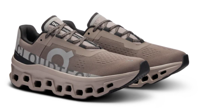 On Cloudmonster Men's Running Shoes - Cinder / Fog